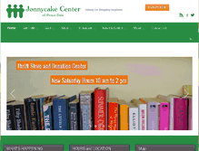 Tablet Screenshot of jonnycakecenter.org